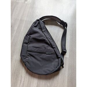 LL Bean Healthy Ameribag Sling Back Bag Black Adjustable Strap